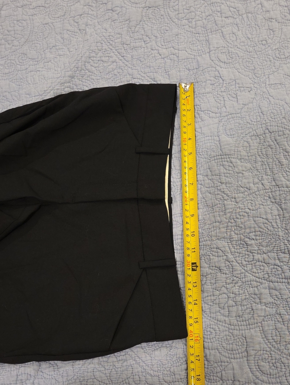Theory Max C Tailor Dress Pants Black Wool Flare Trousers Size 4📝 - Picture 10 of 13